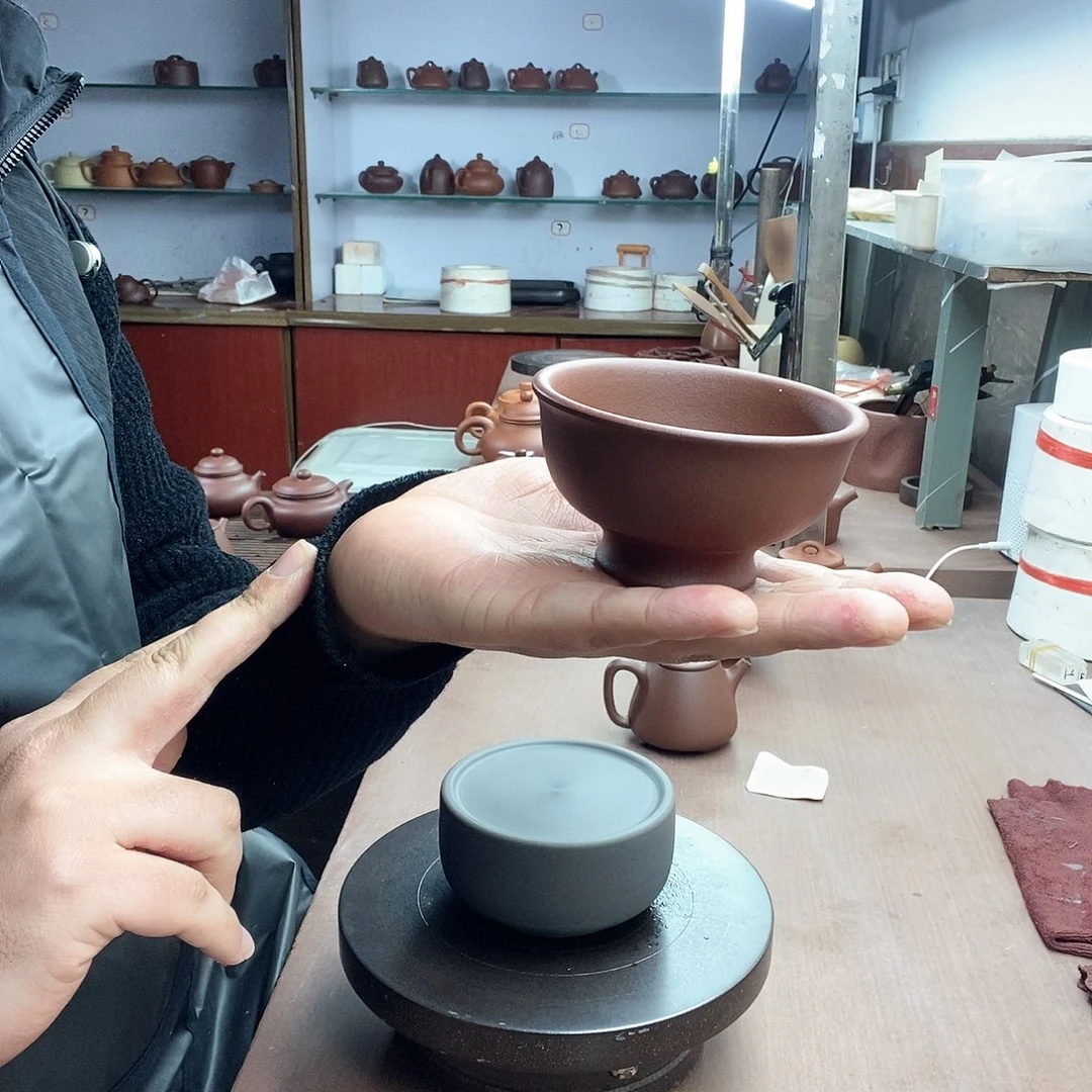 紫砂茶壶青**德紫砂壶杯子