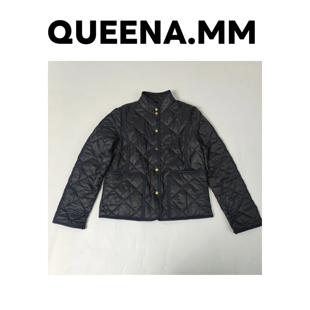 小金扣立领衬衫款棉袄外穿内搭 衣长63cm