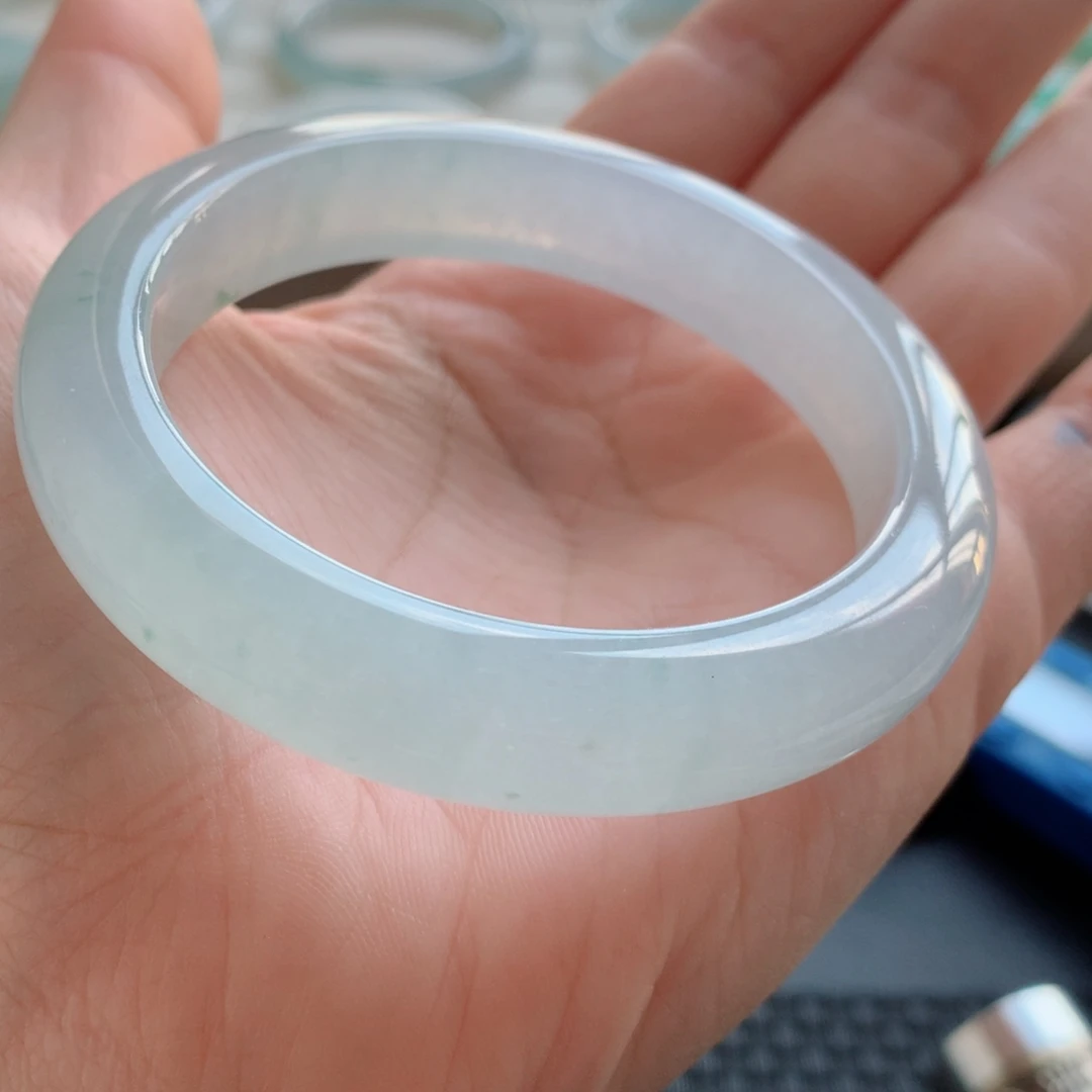 未镶嵌手镯翡翠G*O54.5圈口