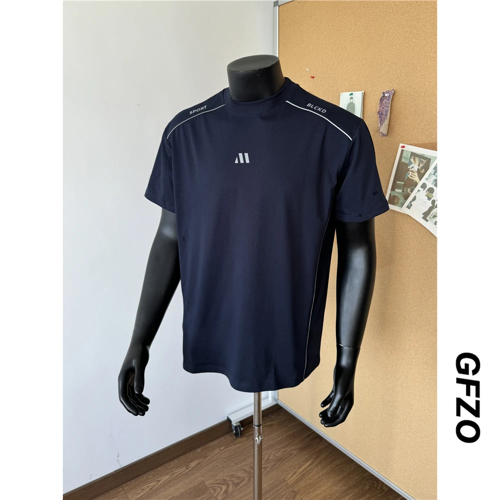 索罗娜短袖T恤男女夏季潮牌宽松设计感半袖百搭情侣休闲运动上衣