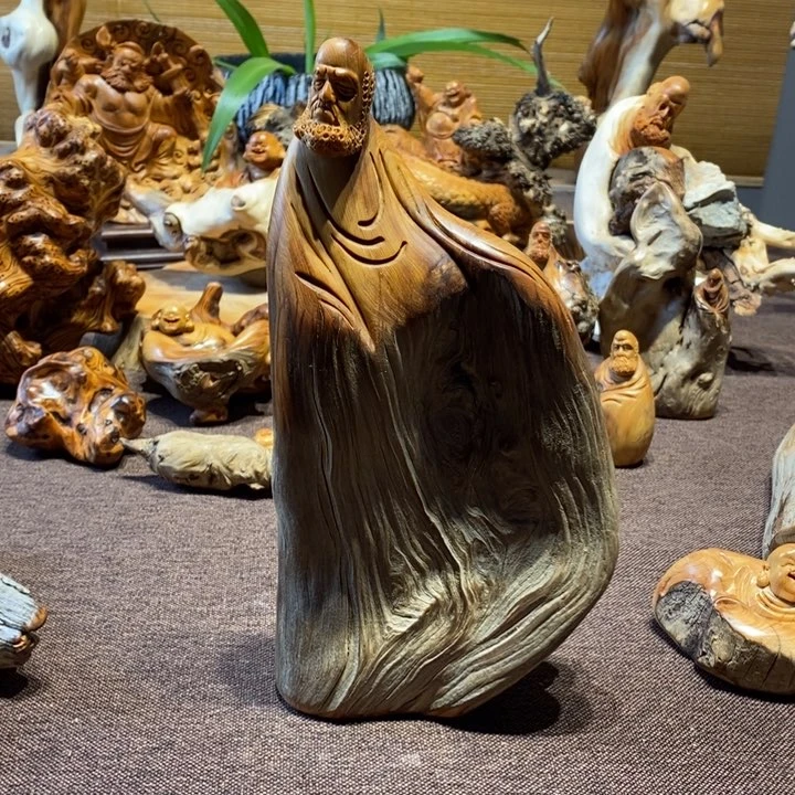 柏木（崖柏）黑油达摩