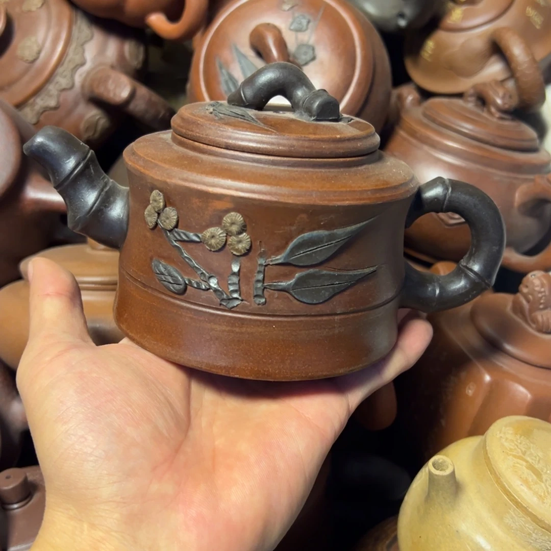 紫砂茶壶宜兴原矿紫砂壶350毫升容量