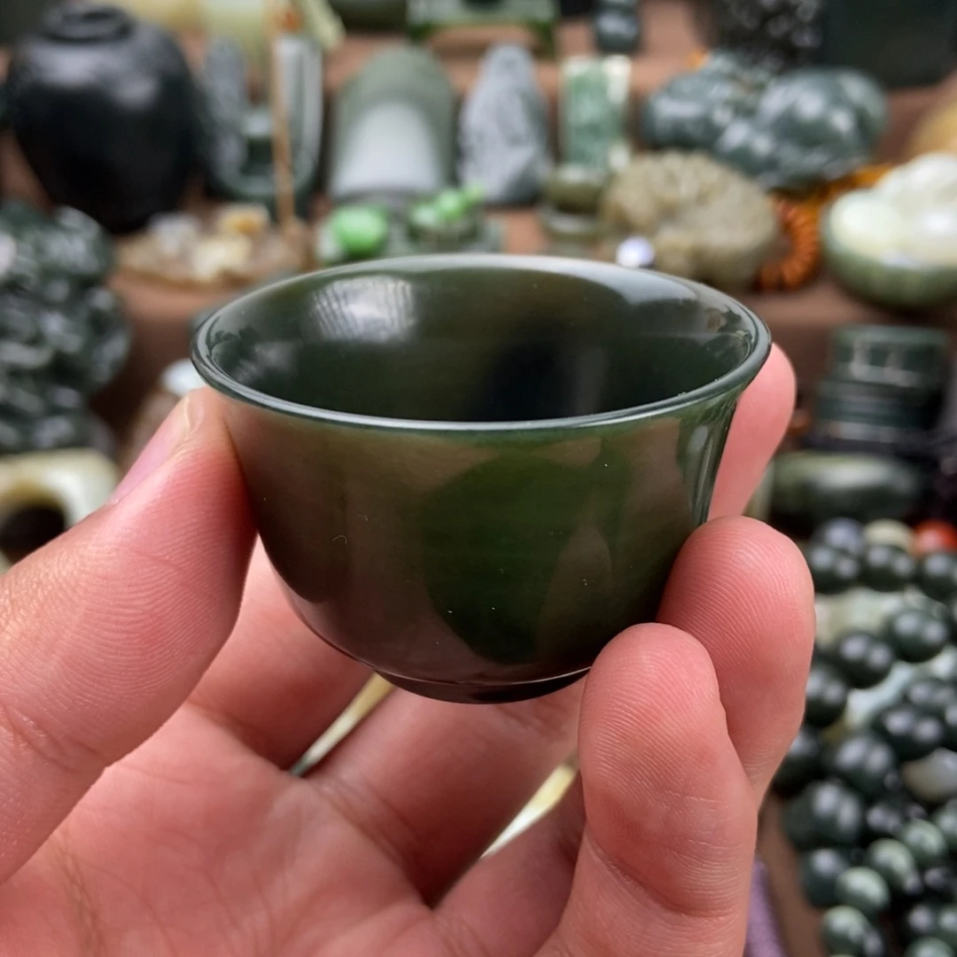 和田玉挂件未镶嵌久***静