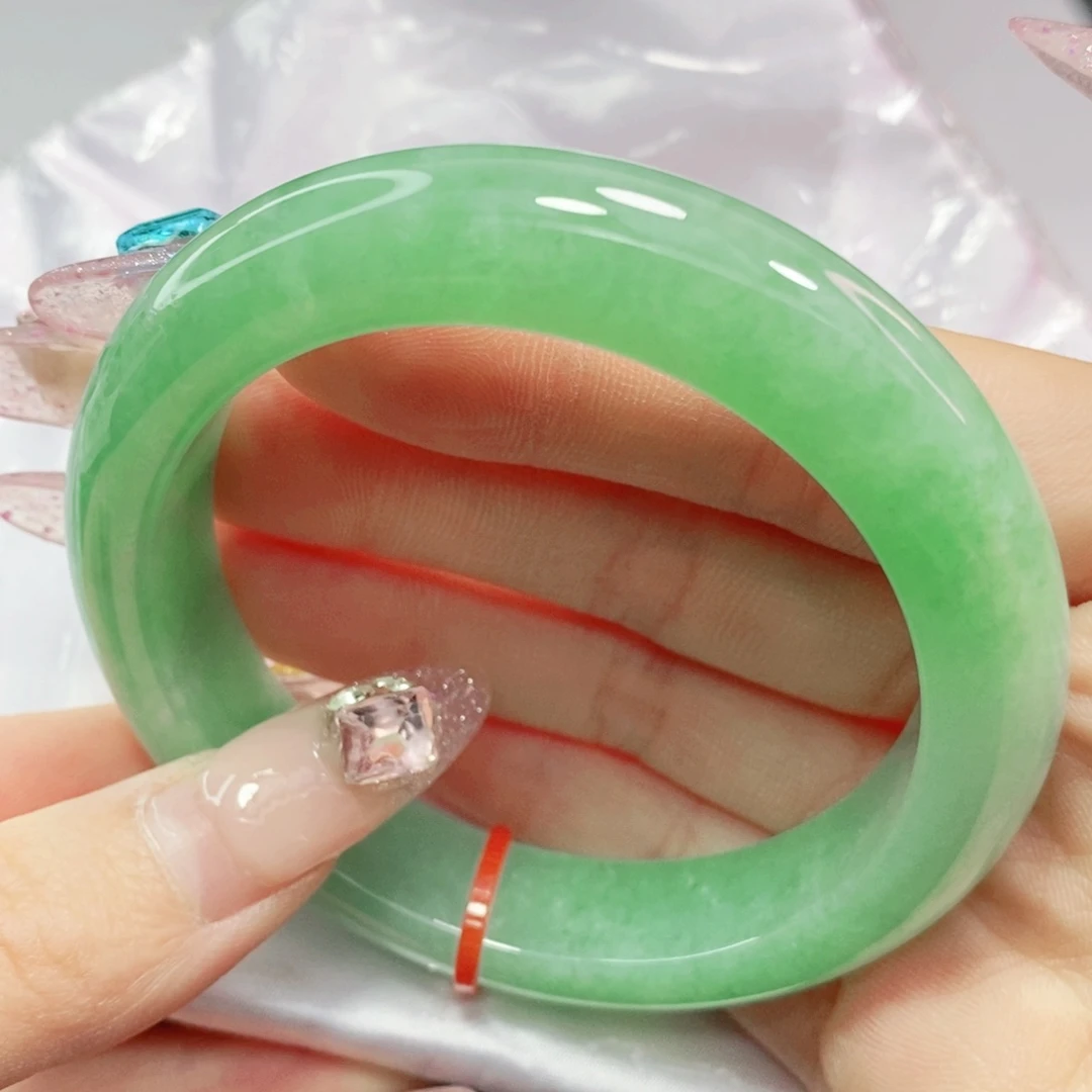 翡翠手镯未镶嵌56 正圈