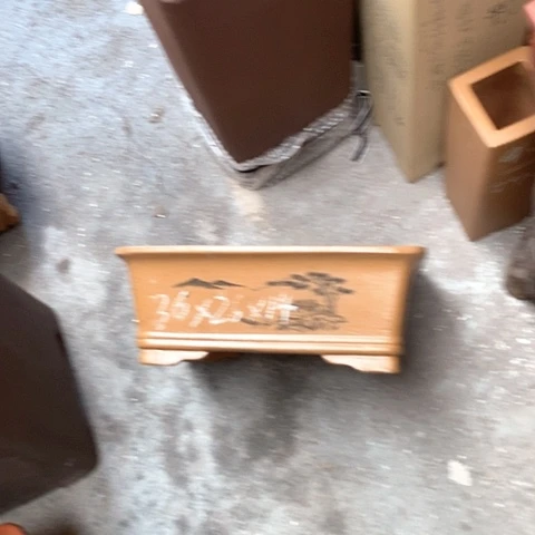 紫砂花盆手工艺品