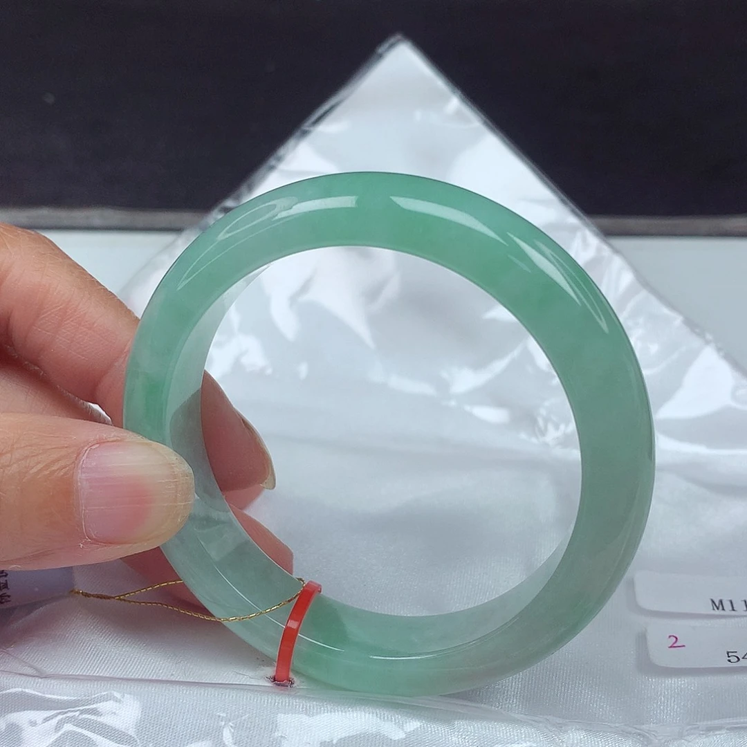 未镶嵌手镯翡翠54圈4917