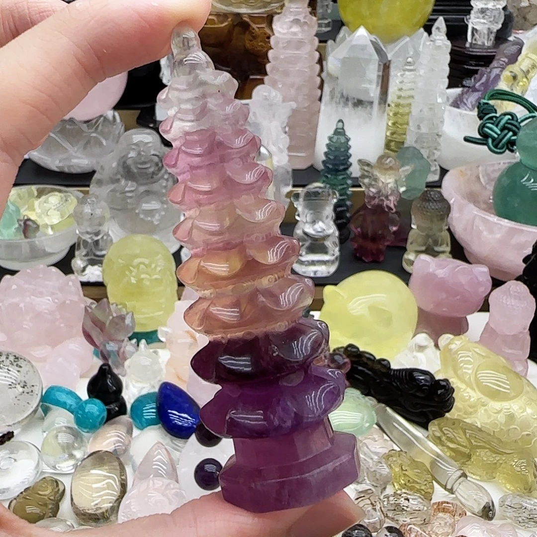 车挂未镶嵌水晶摆件