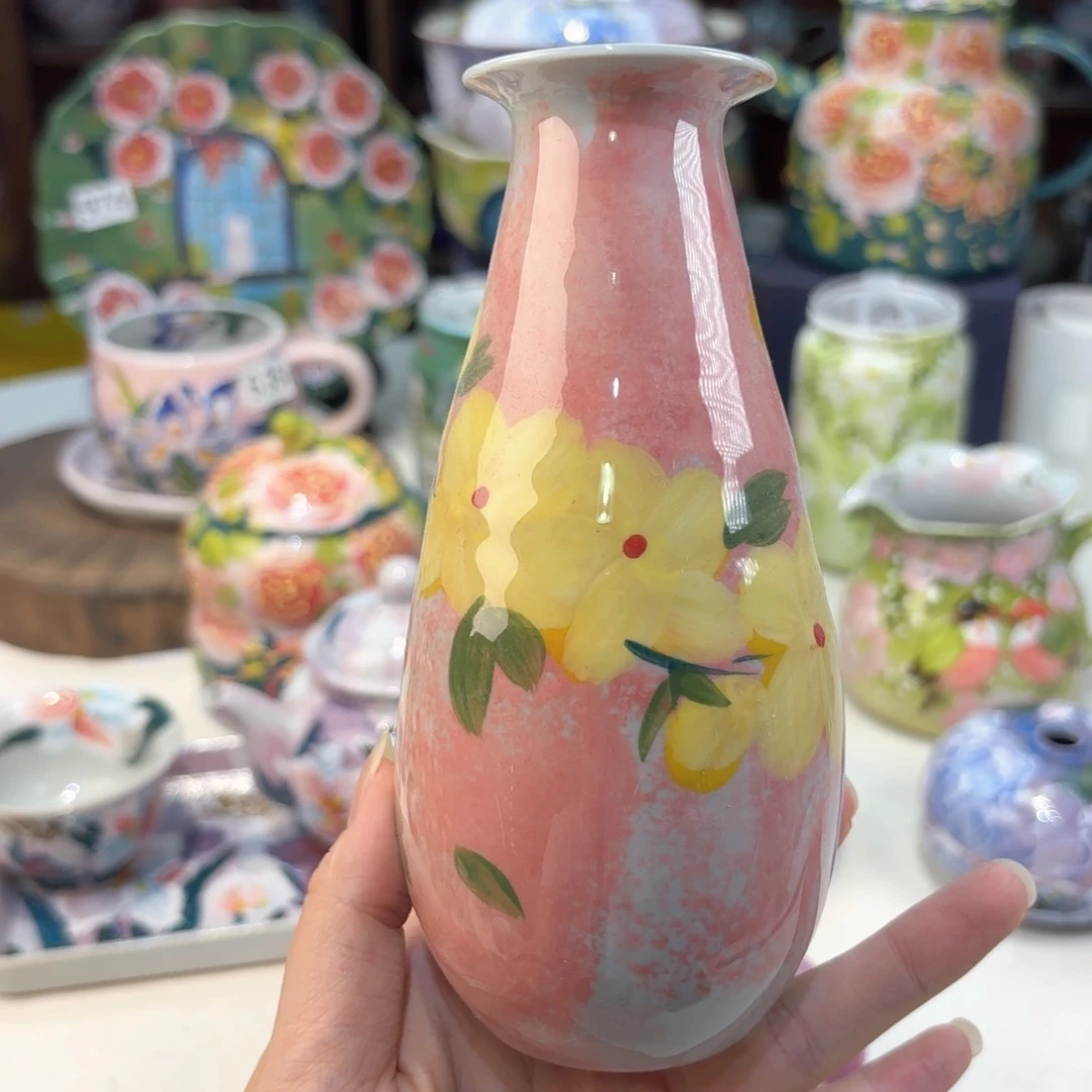 景德镇手绘高温釉下彩陶瓷茶具