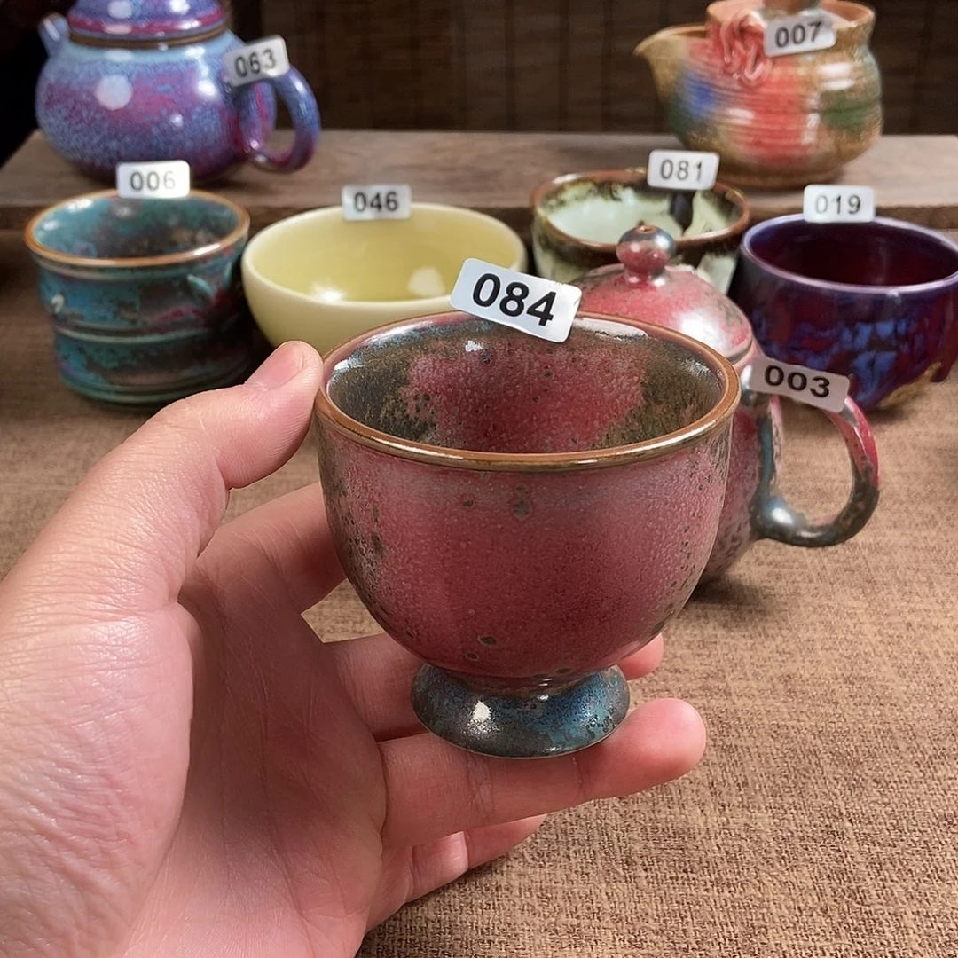 瓷片钧瓷茶壶茶具