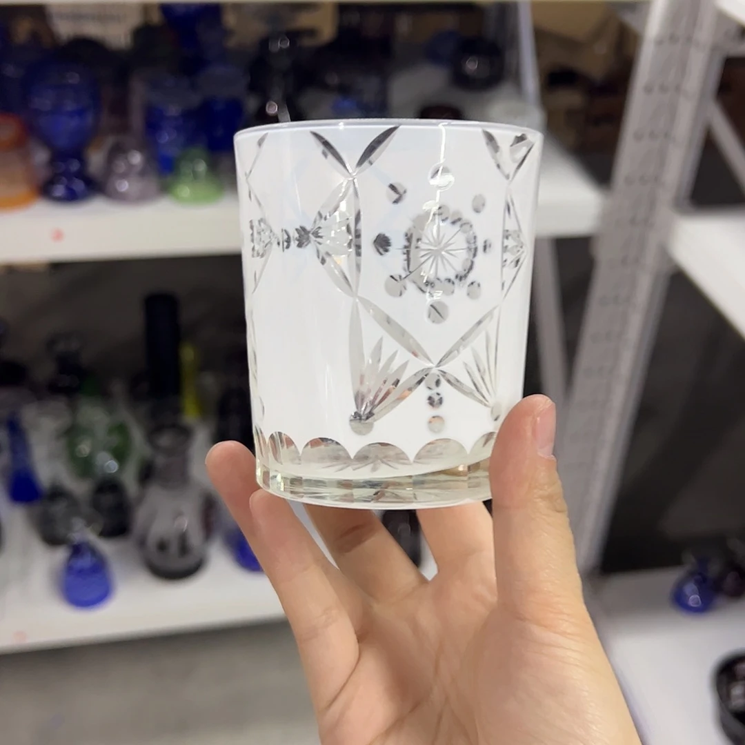 平底款水晶玻璃微瑕一个