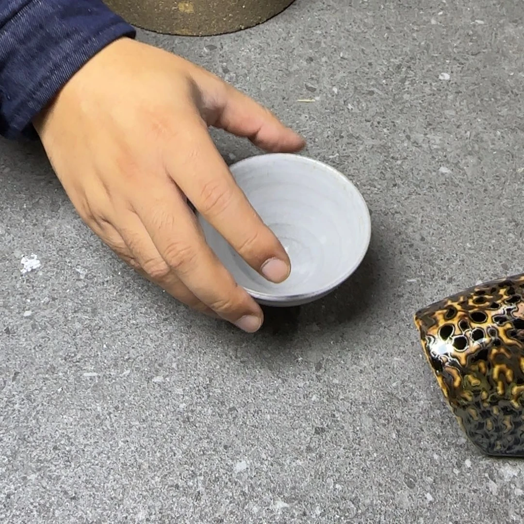 ****揪茶盏白丁瓷坊作品