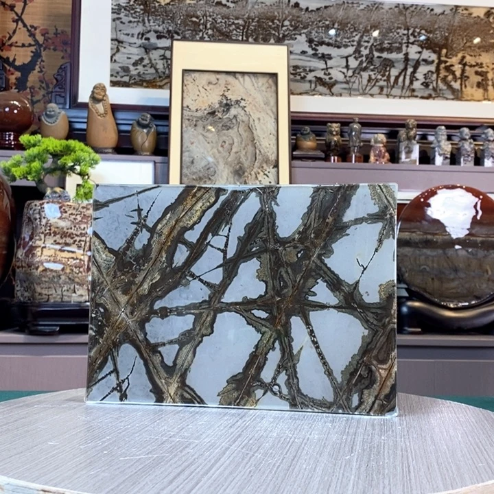 *****石材广西国画石草花石