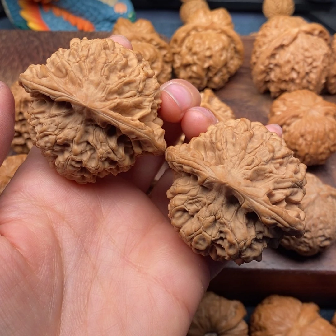 文玩核桃把件51全品大官帽