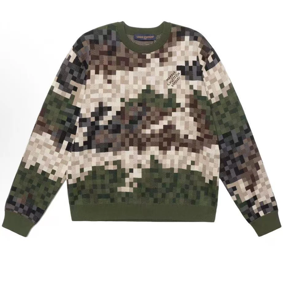 未使用 LouisVuitton/路易威登 菲董迷彩卫衣 m/xl码 md1708