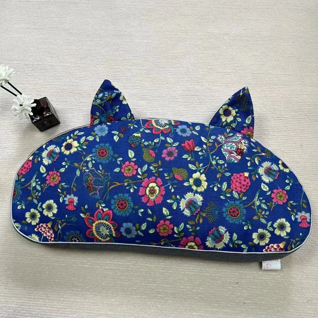 民族风猫耳朵艾草颈椎枕