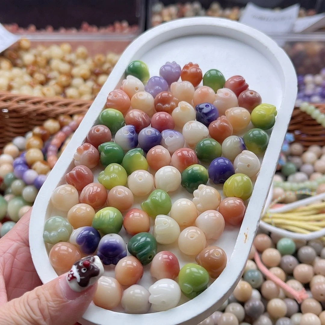 白玉菩提吊坠Z/12mm/20+25颗