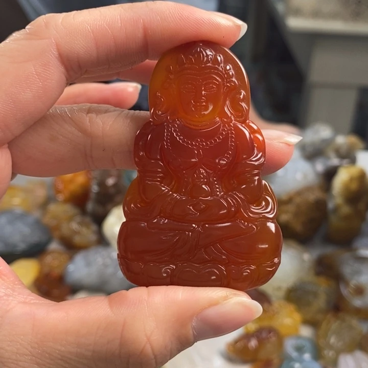 玛瑙/玉髓吊坠(不含链)未镶嵌