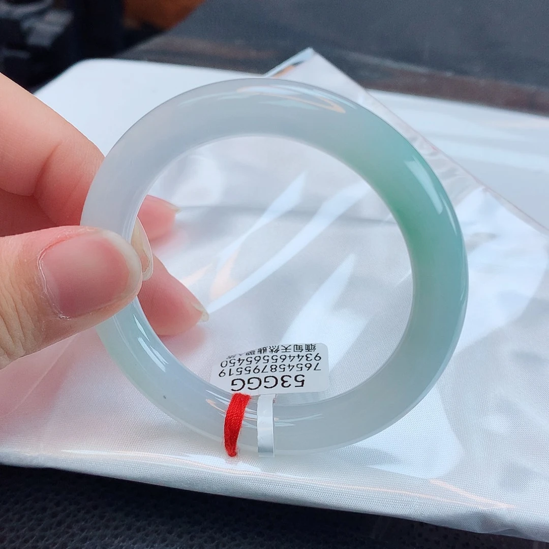 翡翠手镯未镶嵌天然缅甸翡翠A货手镯