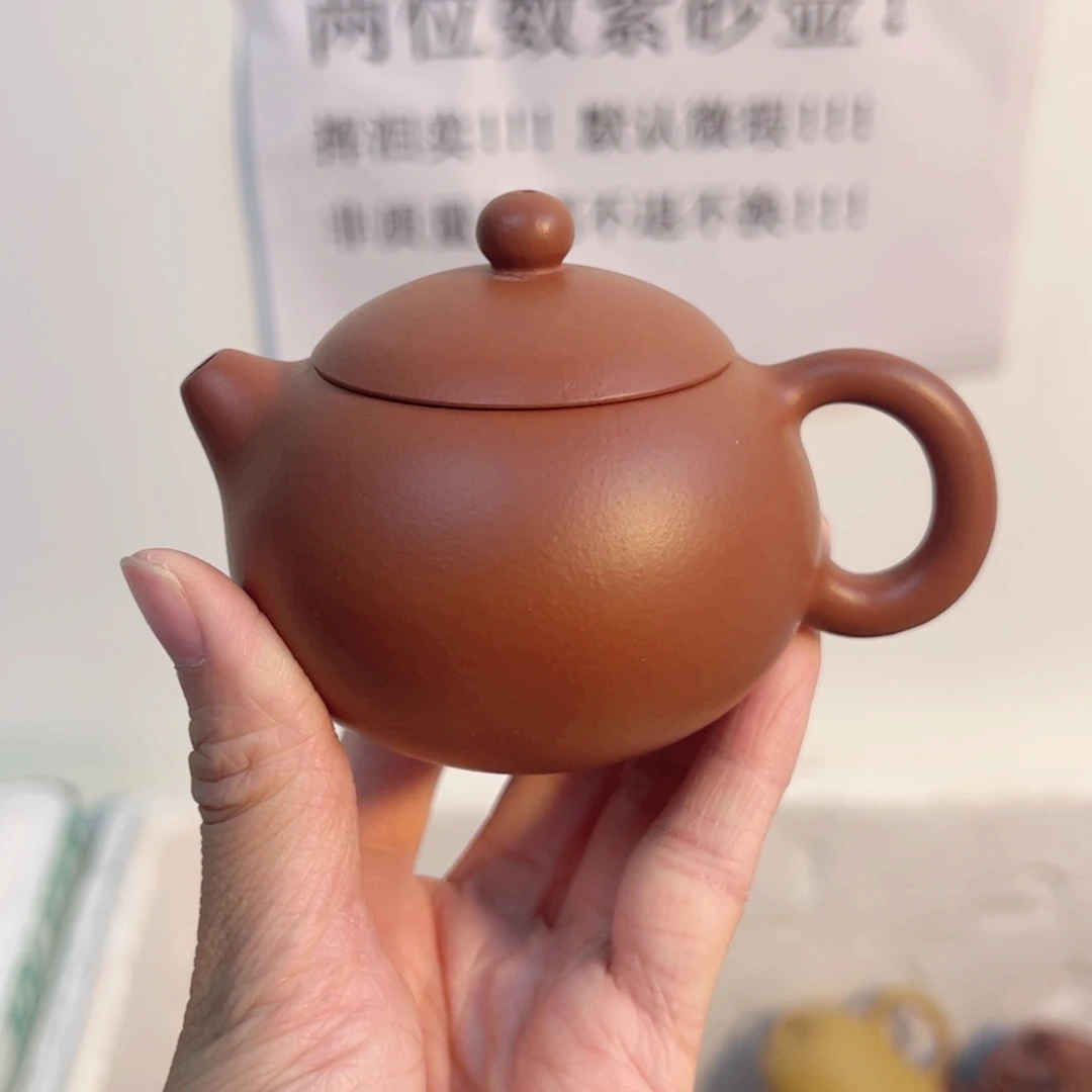 紫砂茶壶宜兴紫砂壶朱泥