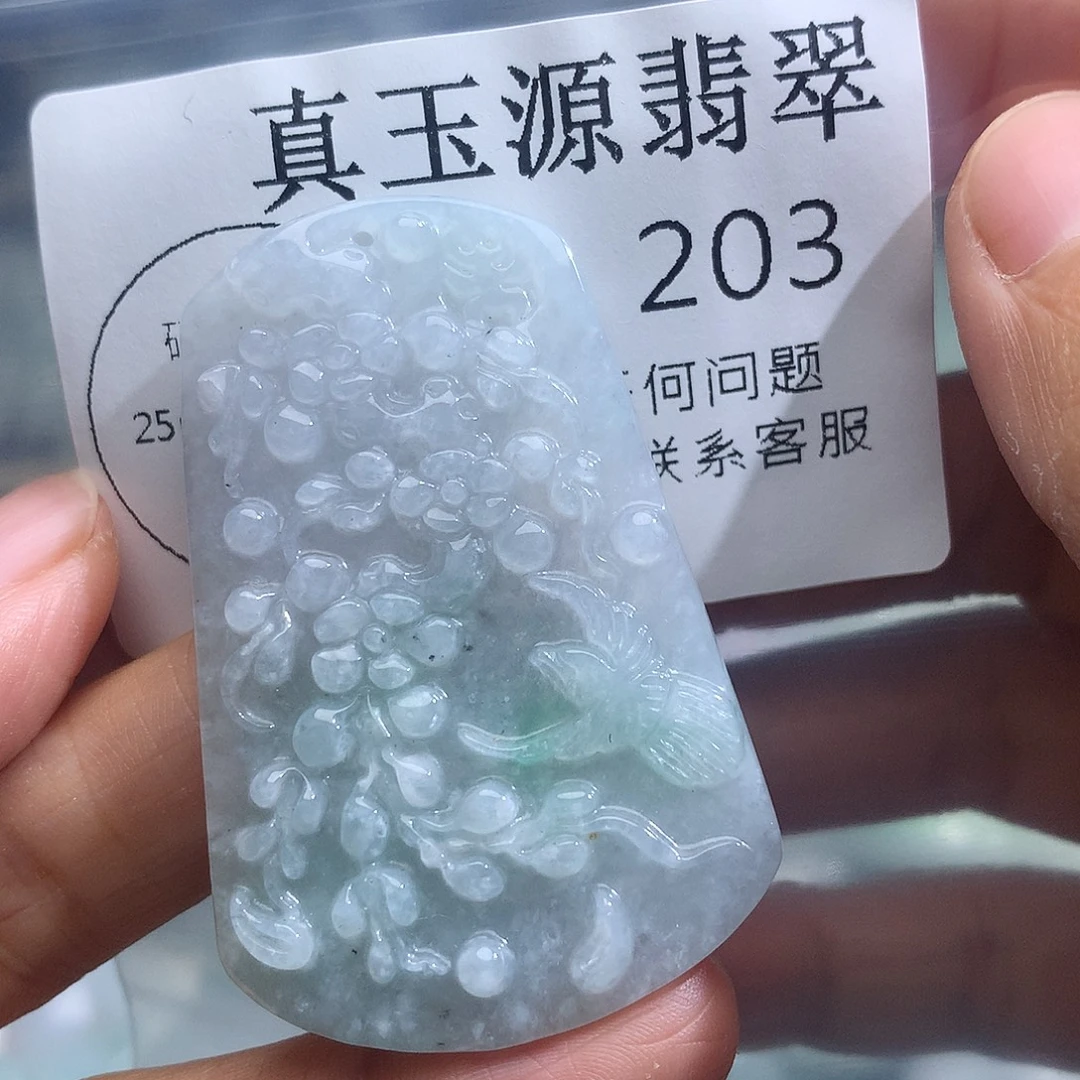 翡翠未镶嵌颈饰203