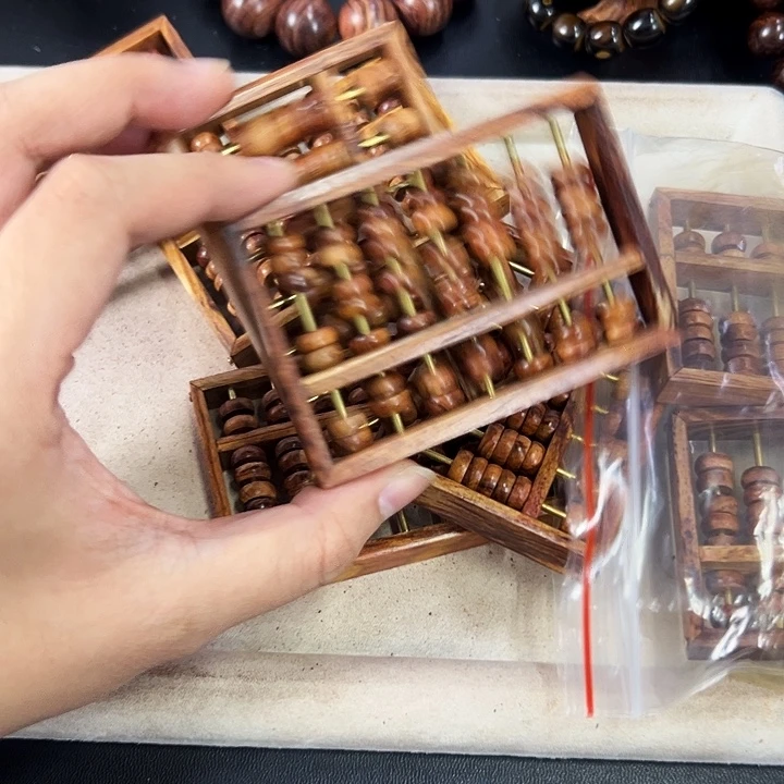 黄花梨/降香黄檀手串/手链算盘手工