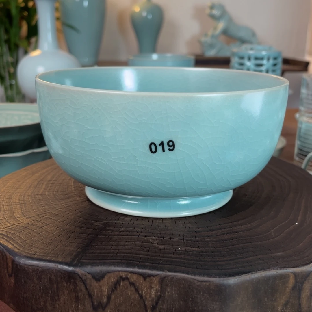 微瑕019原矿汝官窑作品