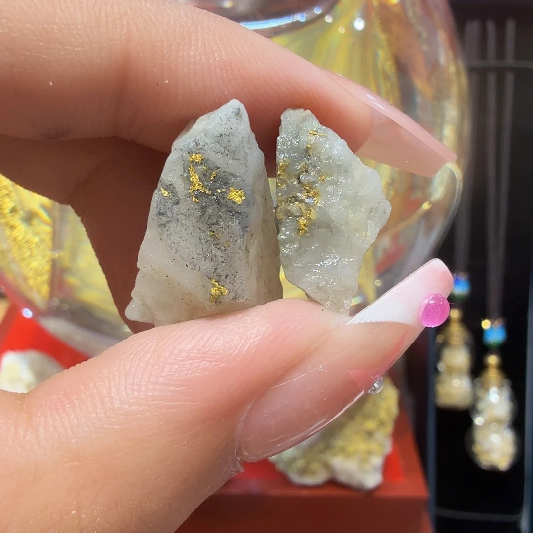 家和聚金阁天然明金矿标
