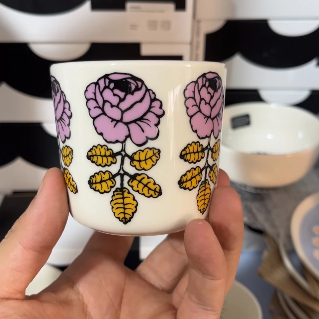 marimekko枯叶玫瑰200ml手握