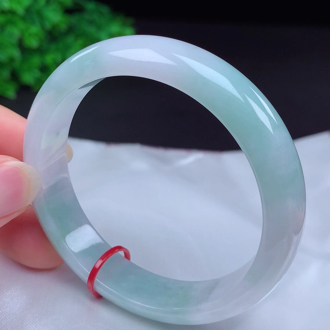 翡翠未镶嵌手镯56圈口438003