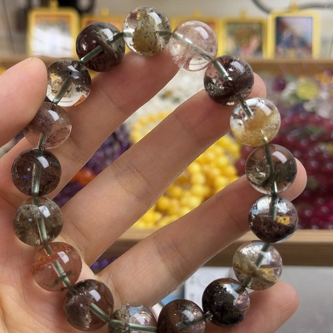 水晶手链未镶嵌矿坑微瑕