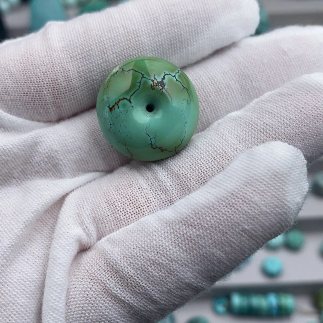 未镶嵌绿松石22面包圈