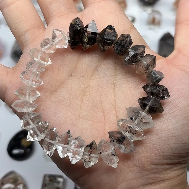 水晶未镶嵌手串闪灵钻手串