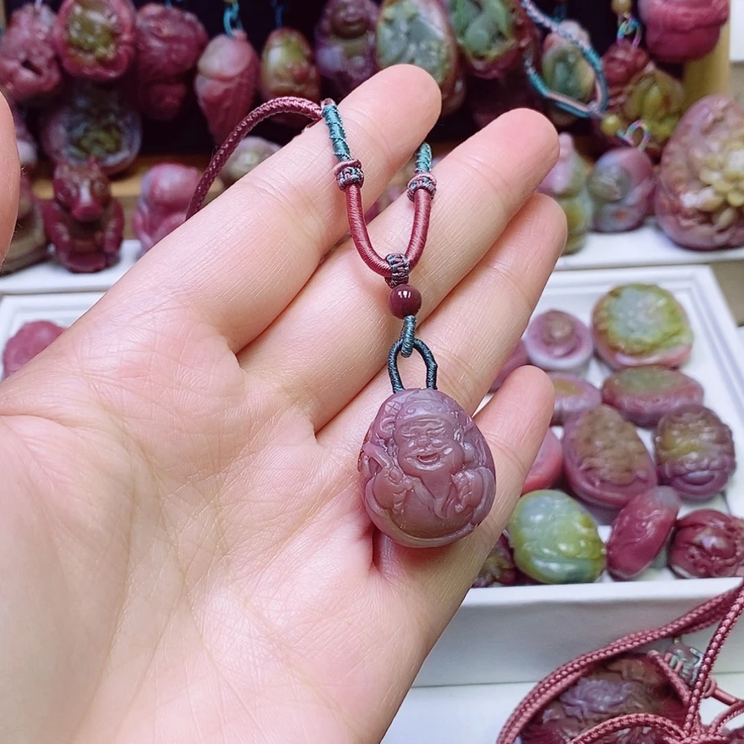 玛瑙/玉髓盐源玛瑙吊坠未镶嵌