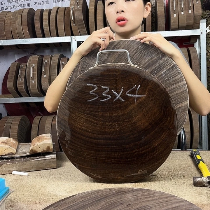 木丽*正宗蚬木原木菜板