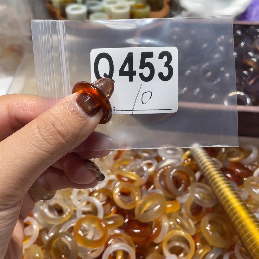 玛瑙/玉髓未镶嵌戒指453