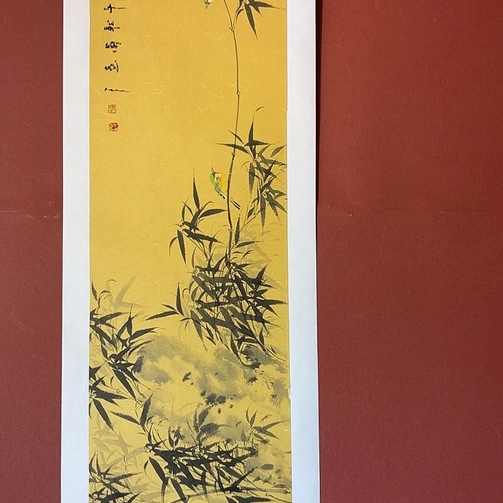 国画听兰老师花鸟