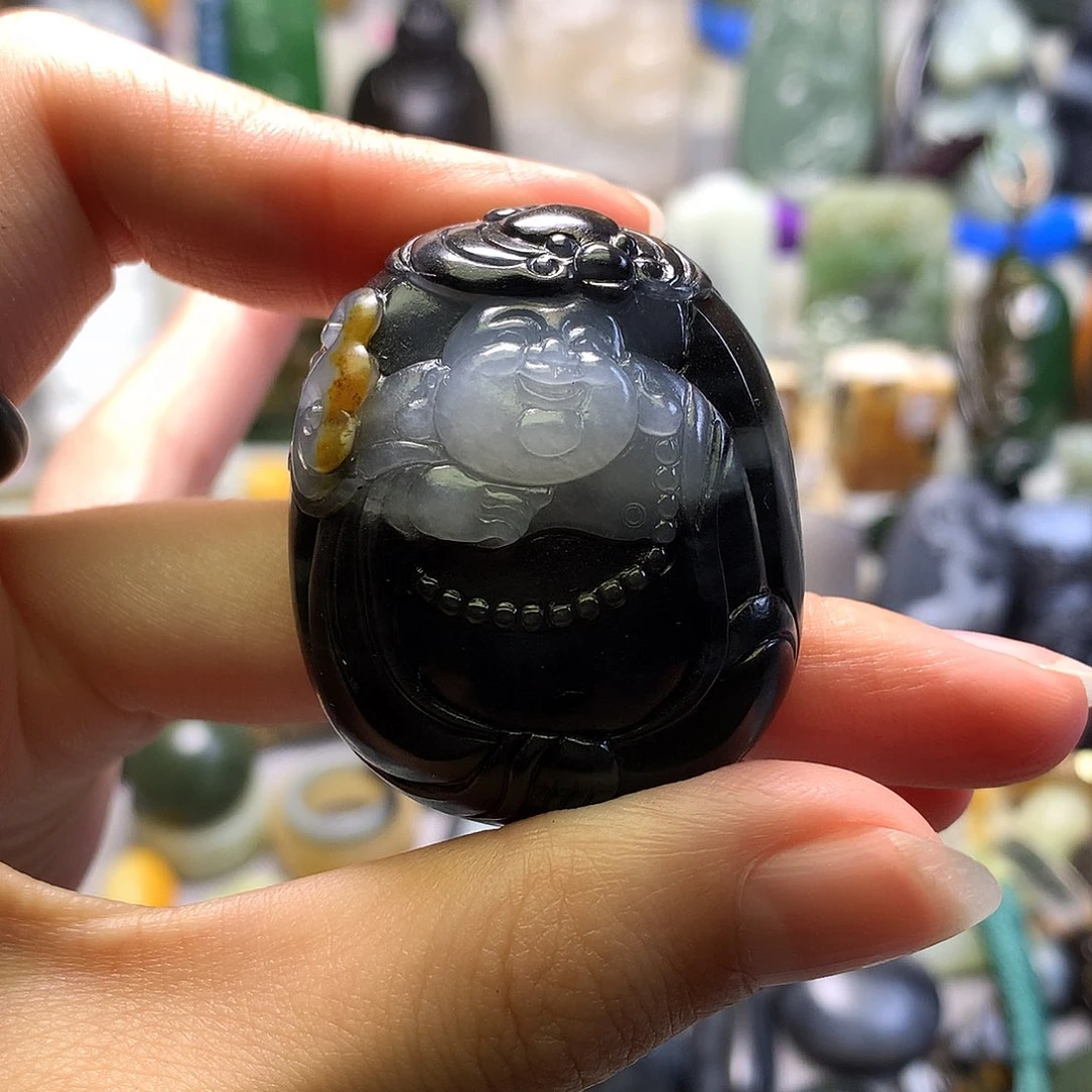 和田玉未镶嵌颈饰吕*财