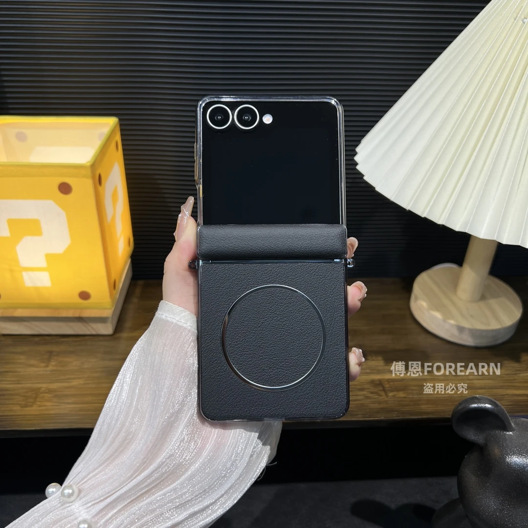 适用于三星Galaxy Z Flip7手机壳折叠屏zflip7全包防摔磁吸中轴款