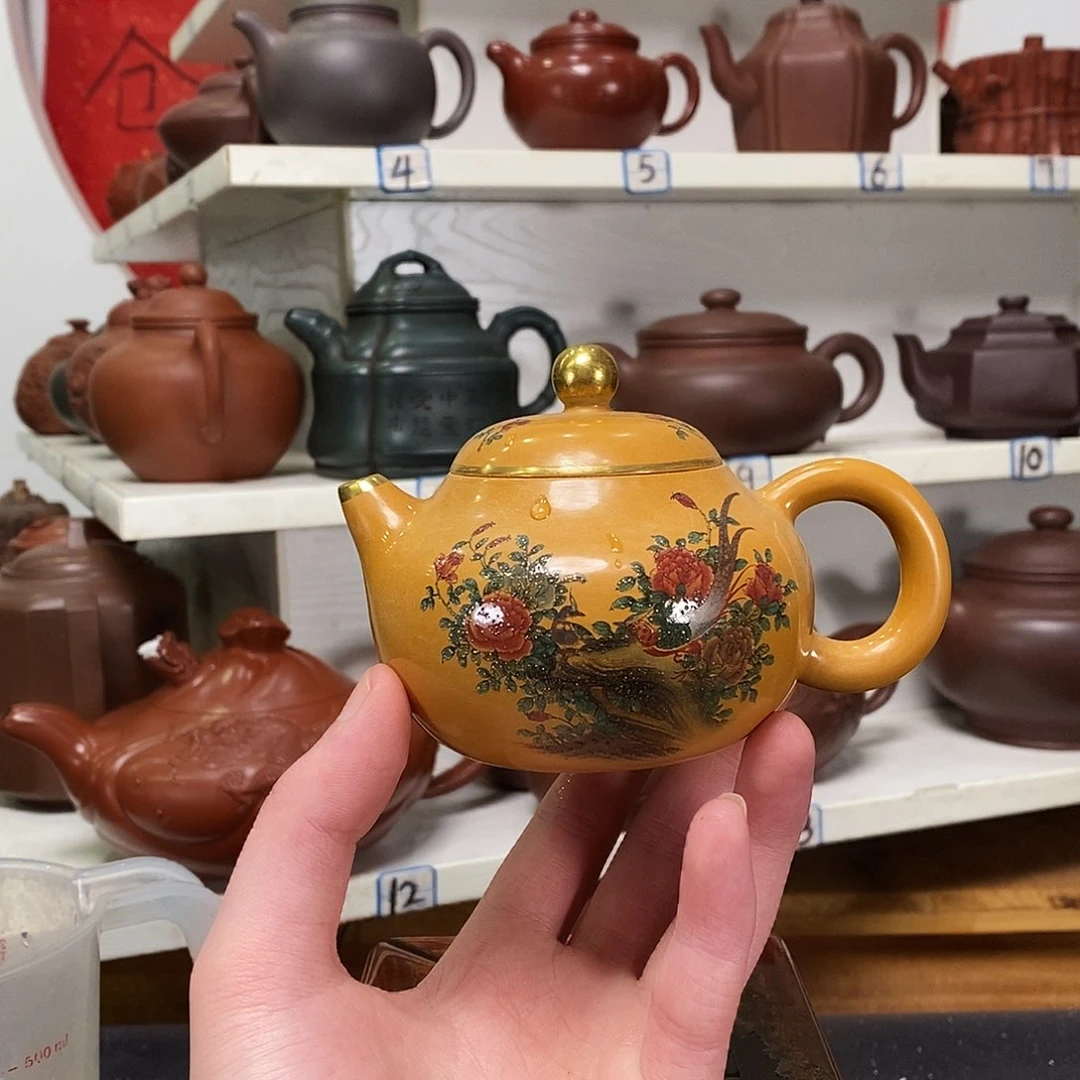 紫砂茶壶张*生全手工制作