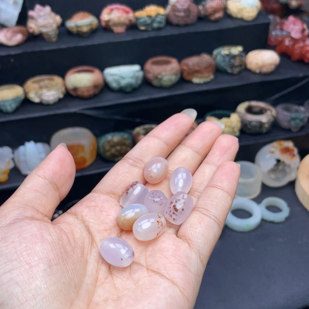 玛瑙/玉髓未镶嵌手工珠子