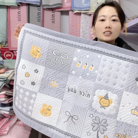 棉特价灰色百福图