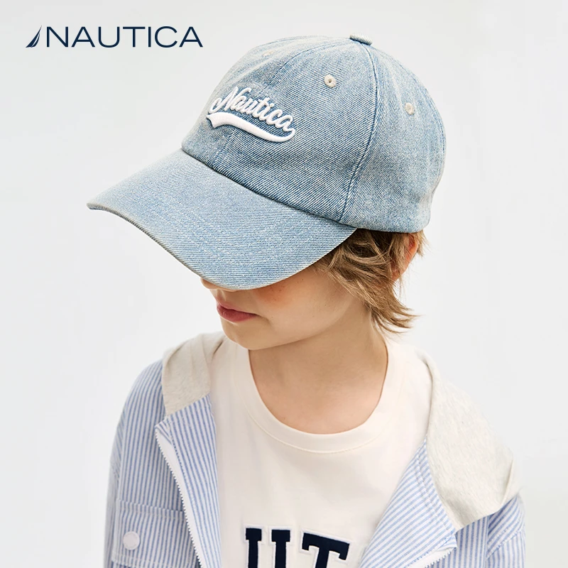 NAUTICA/诺帝卡童装 棒球帽儿童春秋季牛仔帽运动时尚复古