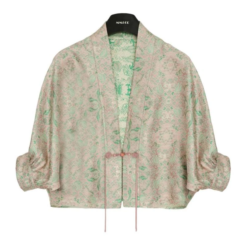 【桃花吟】新中式国风2025春夏新款双面穿宽松显瘦外套MCFWT0309-2