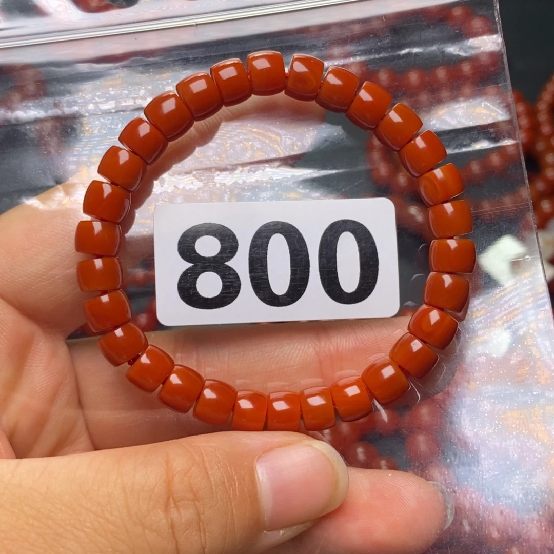 钢***侠南红玛瑙未镶嵌手链