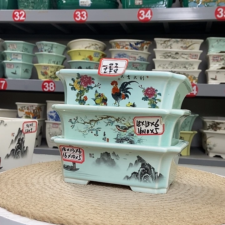 紫砂紫砂花盆1003