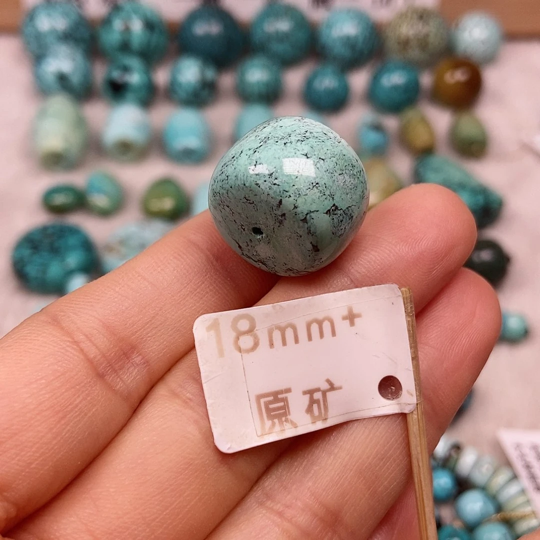 未镶嵌绿松石珠宝半成品