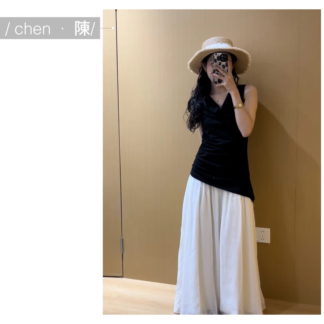 chen·陳【不被定义】设计款拼接连衣裙