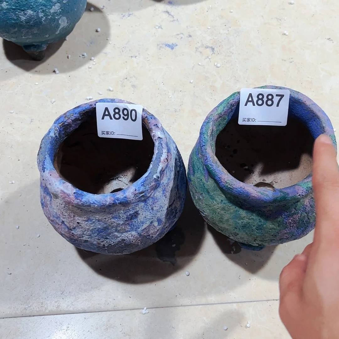 懒*～景德镇陶瓷花盆