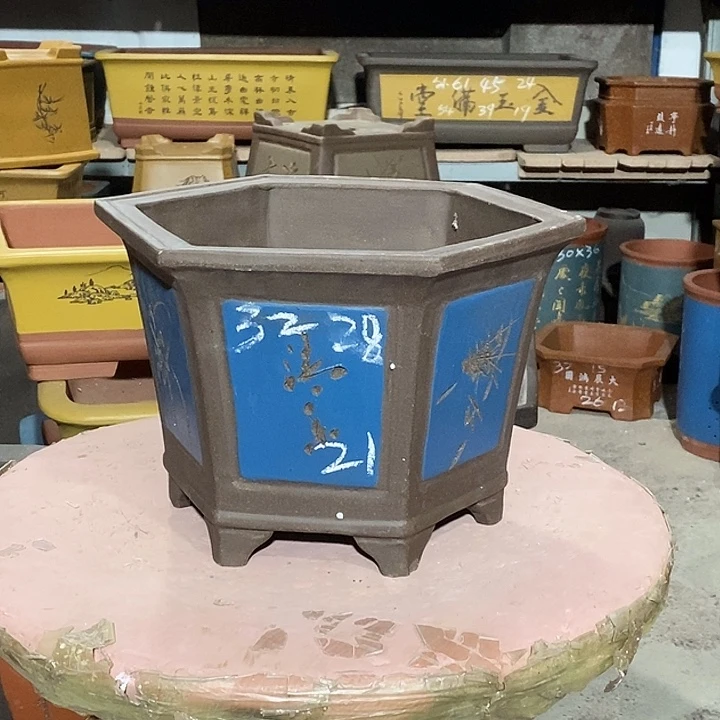 宜兴紫砂花盆花盆