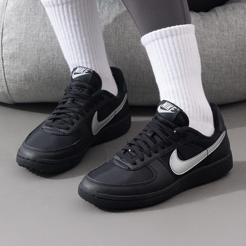 NIKE耐克女鞋2025新款黑武士网球鞋低帮耐磨运动鞋复古板鞋FZ5593
